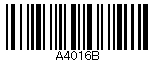 Codabar barcode