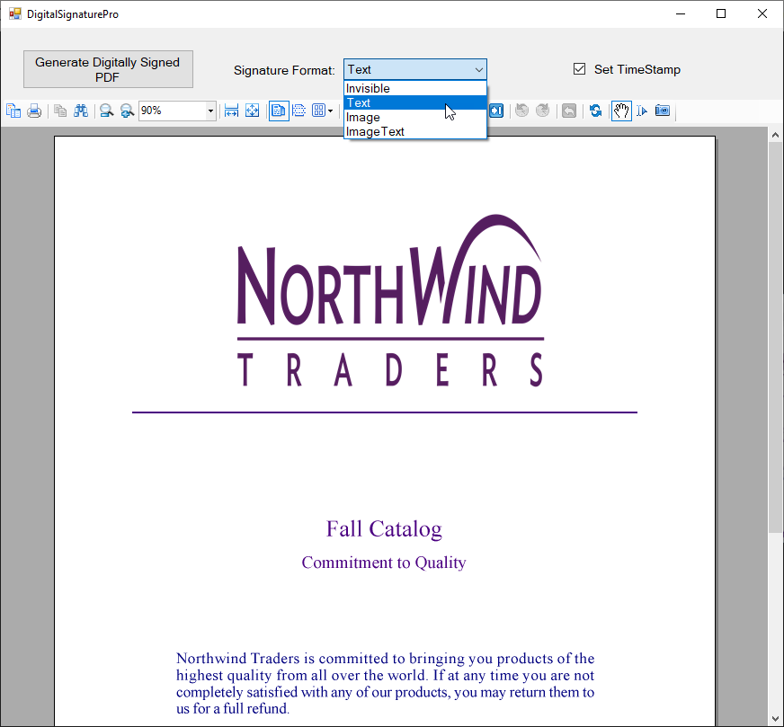 PDF Digital Signature