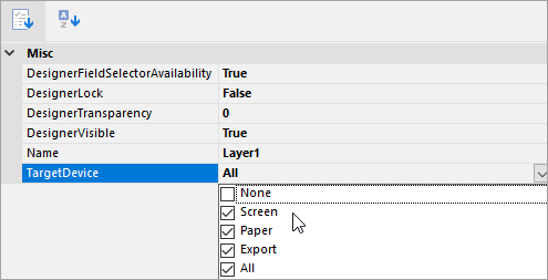 Layers Properties