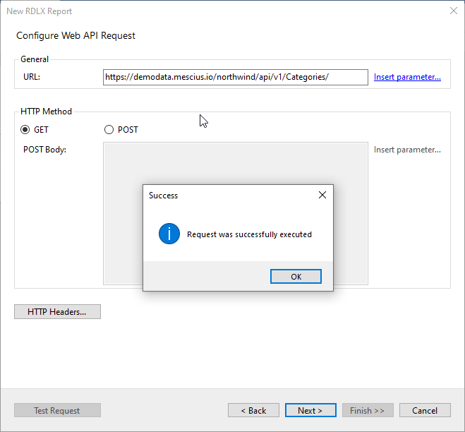 Configure the connection details