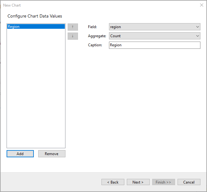 Configure Chart Data Values