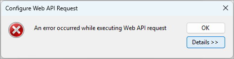 Error Message to Adding Custom Headers to Web API Request