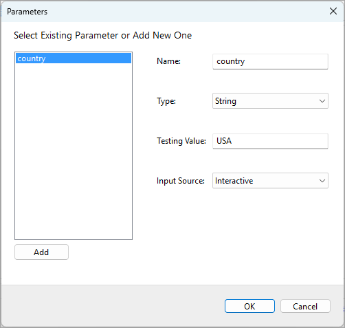 Configure Dynamic Queries