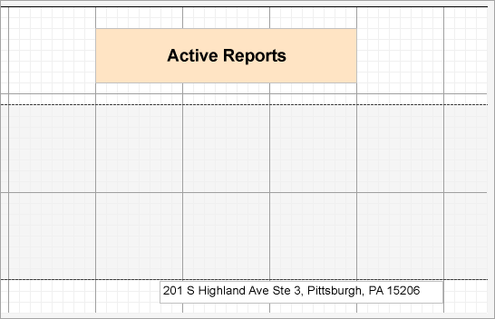 Create Page Header and Footer content for a master report