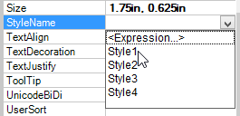 Stylesheet Editor dialog