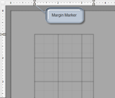 Using margin markers in Page/RDL reports