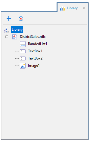 Standalone Designer Library panel