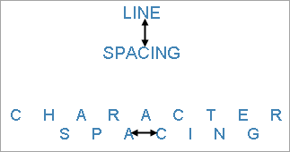 Line and Character Spacing in TextBox