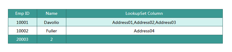 LookupSet Functions at Run Time
