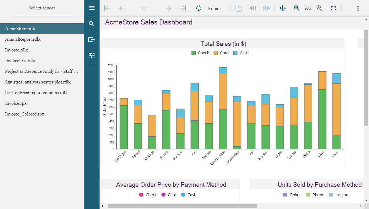 ActiveReports Blazor Viewer