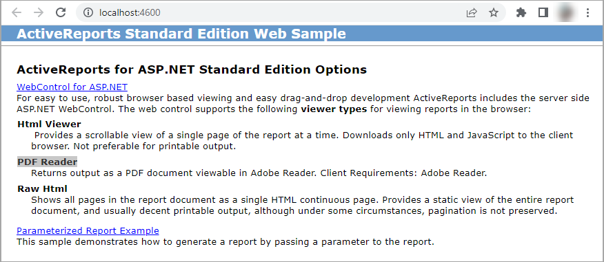 Web Viewer Control