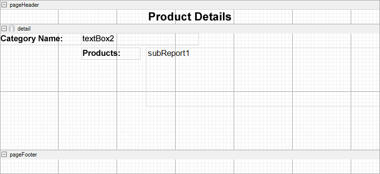 Subreport with JSON data at runtime time