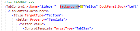 Modify Sidebar Background Color in WPF Viewer