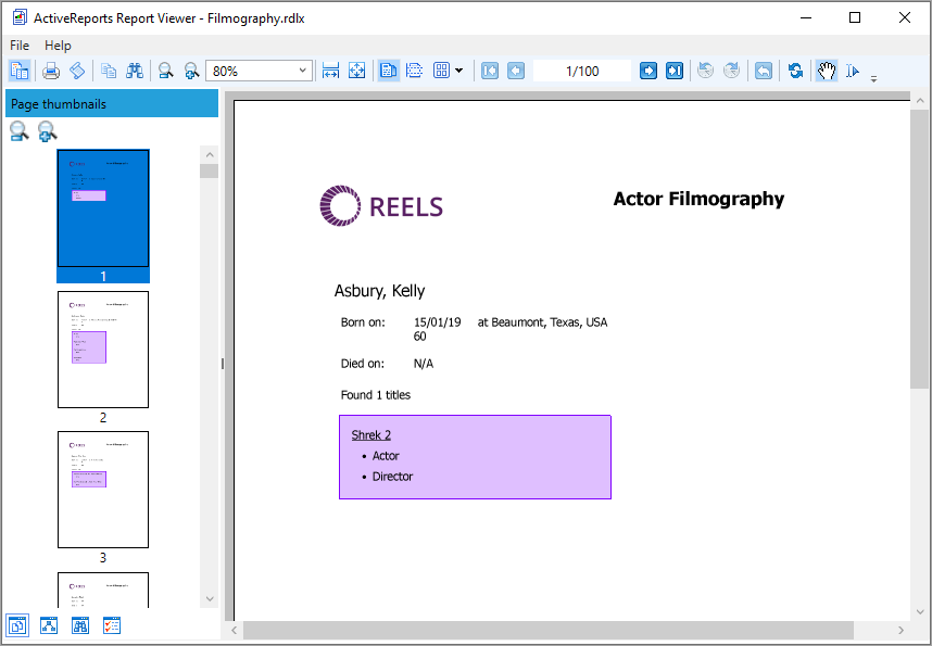 WPF Viewer Thumbnails Pane