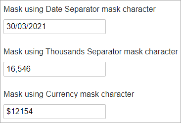Entering user input in MaskedTextBox control.