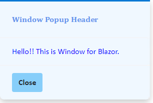 Blazor Windows