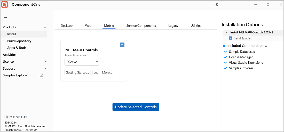ComponentOne Installer