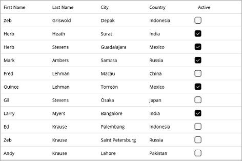 disable cell selection