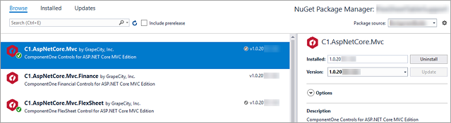 Nuget Package Manager