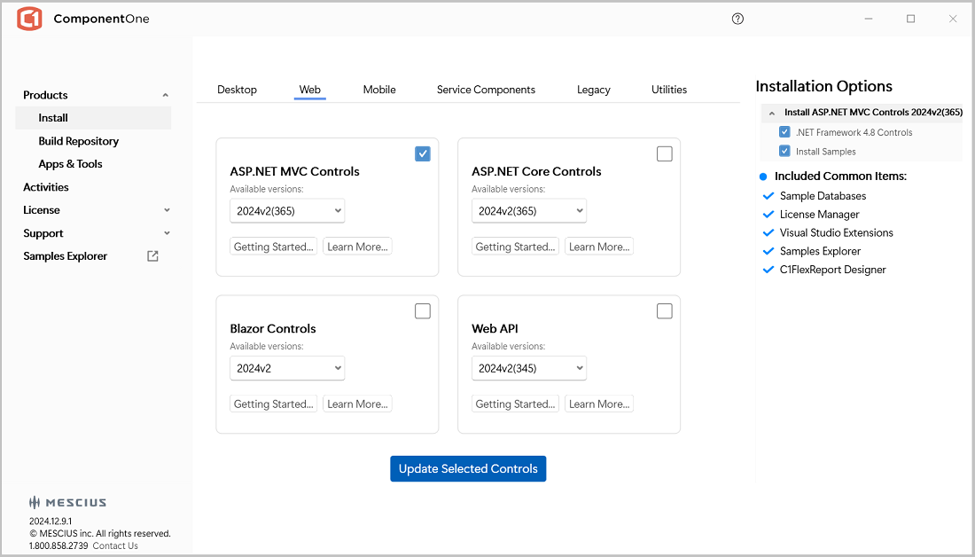 ComponentOne Installer