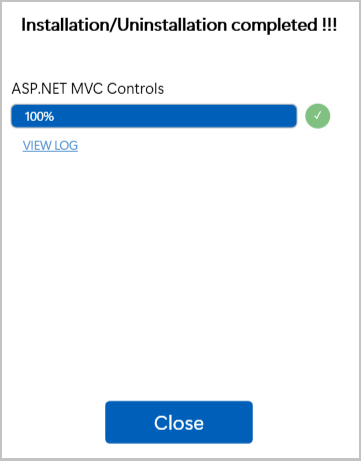 ASP.NET MVC Uninstall