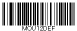 Barcode Code 128 A