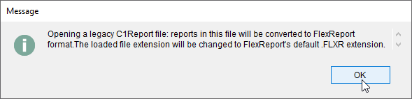 Upgrading C1Report to FlexReport