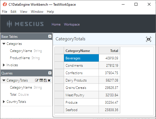 Snapshot of gridview