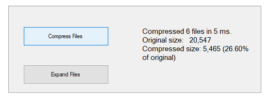UI with buttons