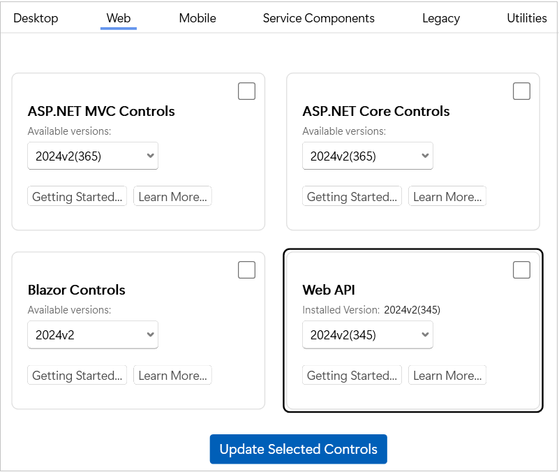 Web API Uninstall