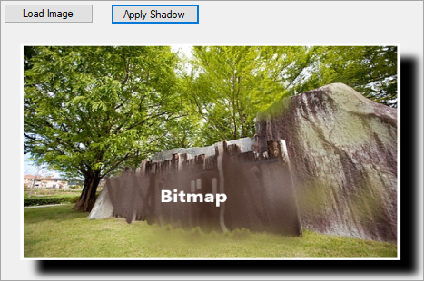 Shadow effect using ComponentOne Bitmap for WinForms