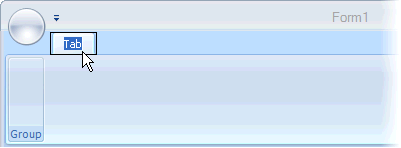 Edit text in tab