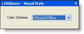 Click Visual style button