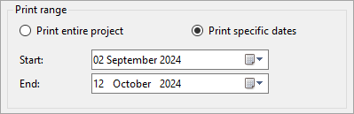 Select specific ranges