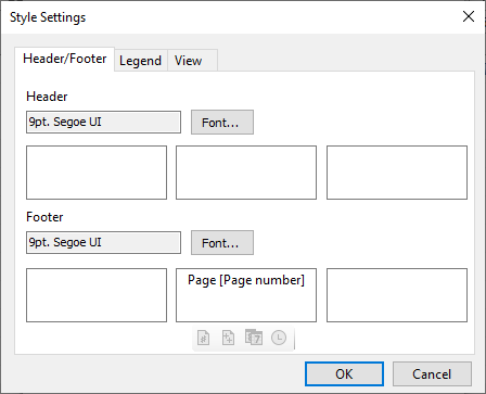 Print settings ganttview
