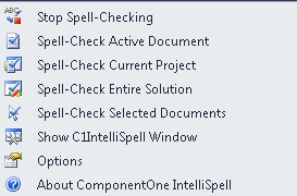 commands of intellispell