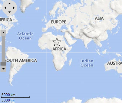 Map snapshot with shape marker