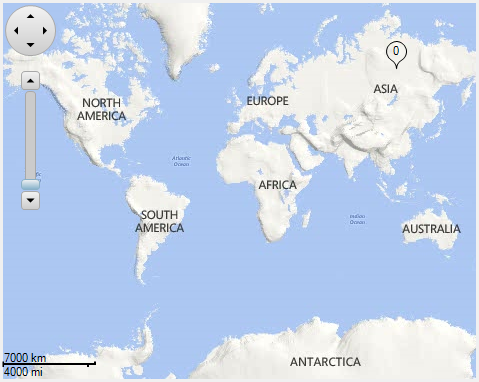 Snapshot of map with custom marker