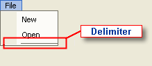 Delimiter