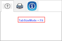Fit Tab Size Mode