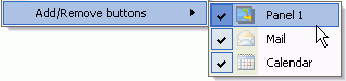 Add or remove buttons
