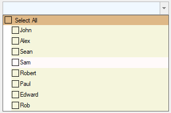 ComponentOne MultiSelect with styled checklist