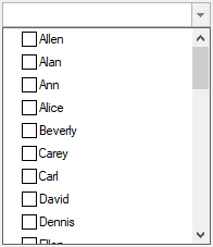 component one multiselect contol after data binding