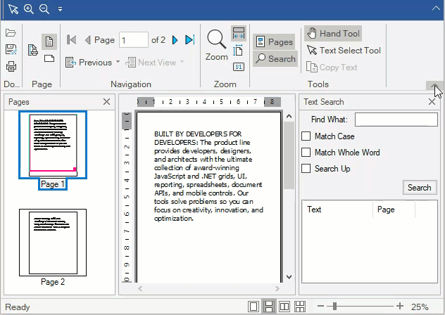 GIF showing working of RibbonPreview application