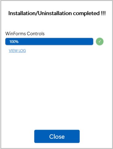 WinForms Uninstall