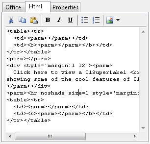 Html tab