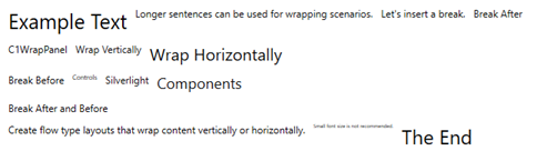WrapPanel application 1