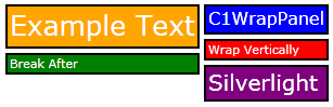 Different colored wrap-panels 2