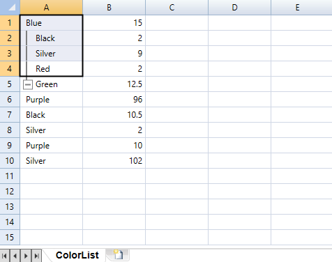 Grouping Rows