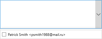 An item in WPF MultiSelect